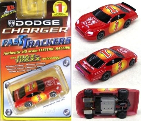 2005 Life-Like DODGE CHARGER Very Fast HO Slot Car 9793