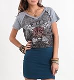 Nollie Womens Cropped Baseball Tee