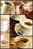 Produkt-Bild: Poster Coffee Break - Gr&ouml;&szlig;e 61 x 91,5 cm - K&uuml;che Tasse Kaffee Cafe Becher Bohnen Latte Maxiposter