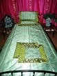 3p Silk Sari Bedspread Bedding Coverlet Throw -Twin