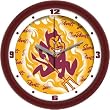 Arizona State Sun Devils Suntime 12" Dimension Glass Crystal Wall Clock - NCAA College Athletics