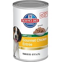 Hill's Science Diet Puppy Gourmet Chicken Entree Dog Food, 13-Ounce Can, 12-Pack