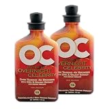 LOT 2 OC Overnight Celebrity Rsun UV Absorbing Lotion Tan Bed Accelerator Tanner