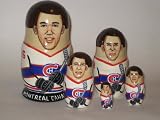NHL Hockey Montreal Canadiens - historical team * or Any Team your choice Russian Nesting doll 5 pcs / 6-7 in * nhl.mont.can.hist