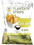 Artisan Tropic Plantain Strips, Sea Salt, Cooked in Sustainable Palm Oil, Paleo Certified, 4.5 Oz, (2 Pack)
