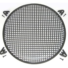 Click here to buy 15 Speaker Steel Waffle Screen Grill Kit WG15.