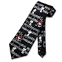 MUSICAL SNOOPY SILK Neck Tie. Music Notes Men's NeckTie.
