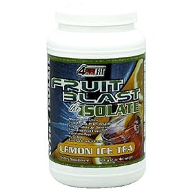 4Ever Fit Fruit Blast Isolate Protein, Protein Powder, Lemonade,  32 Ounce Tub