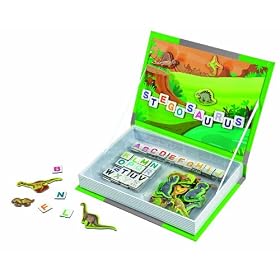 Juratoys - J05542 - Jeu �ducatif premier �ge - Magnetibook Dinosaures