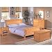 Modern Contemporary Style Pine Wood Finish Night Stand