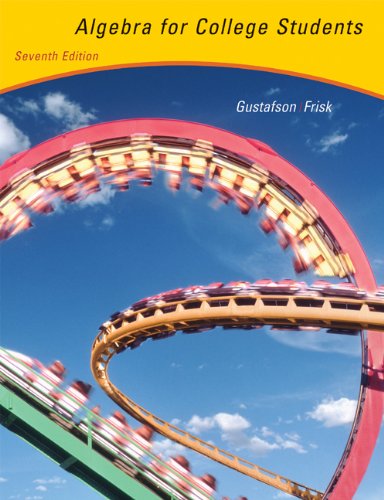 Algebra for College Students (with CD-ROM, BCA/iLrn(TM) Tutorial, and InfoTrac) (Available Titles Cengagenow) Algebra for College Students (with CD-ROM, BCA/iLrn(TM) Tutorial, and InfoTrac) (Available Titles Cengagenow)