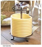 Beeswax Coiled Rope Candle