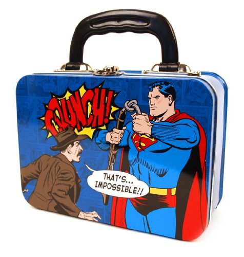  Superman "Crunch" Tin Tote