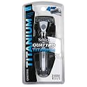 Schick Quattro Razor & Cartridges, Titanium Coated Blades, 1 Razor (Pack of 2)