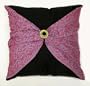 Purple Butterfly Coin Pillow