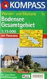 Carte touristique : Bodensee - Gesamtgebiet