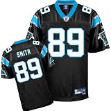 Steve Smith Black Reebok NFL Premier Carolina Panthers