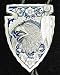 Eagle & Arrowhead Bolo Tie, Blue Enamel, Made in USA