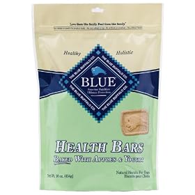 Blue Buffalo Health Bars for Dogs, Apple Yogurt, 16-Ounce Bag