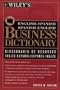 Wiley's English-Spanish, Spanish-English Business Dictionary