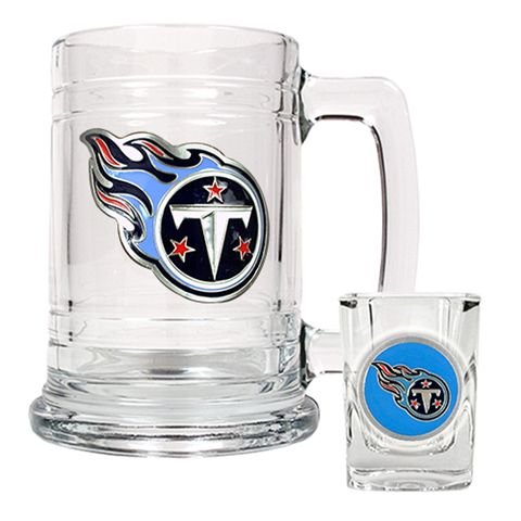 Tennessee Titans Beer Mug & Shot Glass Set