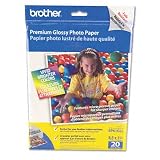 Premium Glossy Inkjet Photo Paper , 9 mil, 8 1/2 x 11, 20 Sheets (BRTBP61GLL) Category: Photo Design and Transfer Paper
