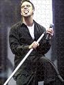 Jigsaw of Robbie Williams from MirrorPrintStore