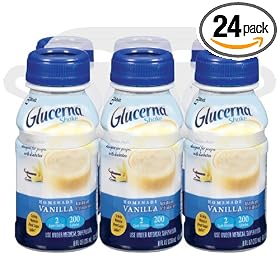 Glucerna Shake Homemade Vanilla, 8 Ounce Bottles (Pack of 24)