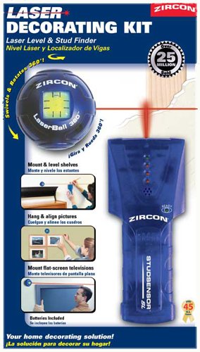 Zircon 61385 Laser Decorating Kit - 1 LaserBall 360 & 1 StudSensor SL