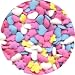 Hearts Cake Decorations - HEARTS & FLOWERS EDIBLE Candy Confetti Sprinkles for Cakes, Cupcakes & Cookies