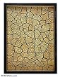 Eggshell mosaic tray, 'Cataclysm'