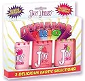 JOY JELLY EDIBLE PERSONAL LUBRICANT 3 BOTTLES 2oz EACH STRAWBERRY, CHERRY & PASSION FRUIT