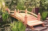 10' Garden Bridge - Six Post Single-Rail