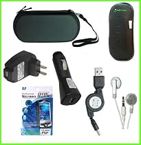 PSP 3000 7 Items Accessory Bundle