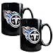 Tennessee Titans NFL 2pc Black Ceramic Mug Set - Primary Logo