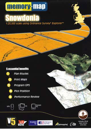  : Memory-Map V5 Snowdonia OS 1:25,000