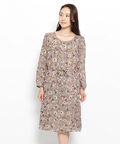 (グローブ) grove サッシュ付きフラワー柄ワンピース 76859022