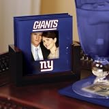 The Memory Company New York Giants Art Glass Coaster Set