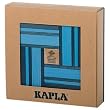 Kapla 40 Piece Light Blue & Dark Blue Block Set With Book