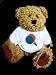 Teddy Bear mit T-Shirt mit der Grafik: Tischtennis