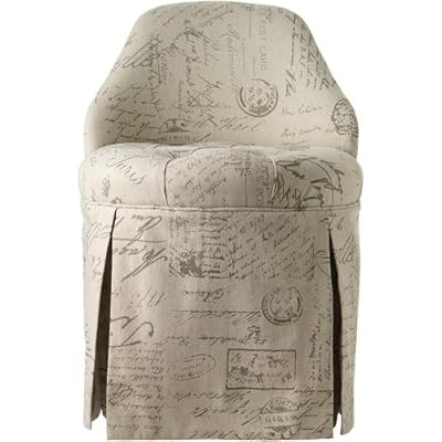 Ella Vanity Stool 30hx19wx23d Script Reillyfransisca