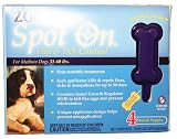 Zodiac Flea & Tick Spot On Med Dogs 31-60 Lbs 4pk