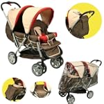 Poussette double pour enfants �ges ra...