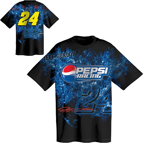 Buy Chase Authentics Jeff Gordon Pepsi Allover Print T-Shirt by Chase Authentics