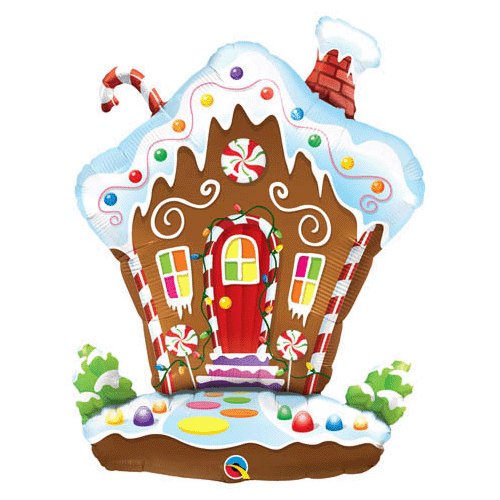 Gingerbread House Colorful Christmas 35