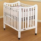 Orbelle Tian Three Level Standard Wood Crib in White