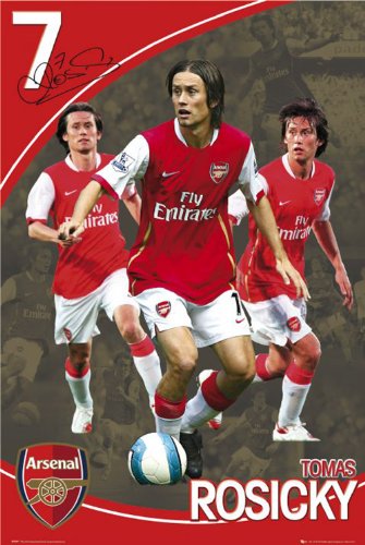 Empire 91956 Fu&szlig;ball - Rosicky - Arsenal Fussball Plakat Poster - 61 x 91.5 cm Preisvergleich