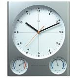 Tank Weather Station White Wall Clock
