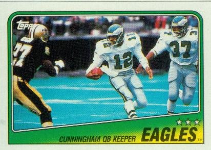 1988 Topps #233 Eagles TL / Randall Cunningham - Philadelphia Eagles (Team Leaders)(Football Cards)