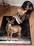 Winter Buck | Luxury Acrylic | Throw Blanket